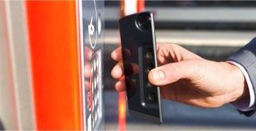 BNZ Hand holding phone up to sensor