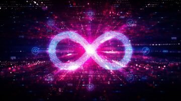Devops concept with infinity loop