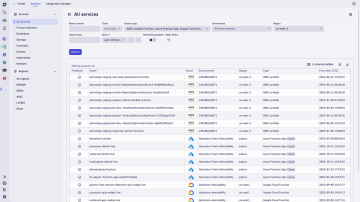 Captura de pantalla: Comprende y optimiza toda tu infraestructura en la nube
