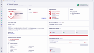 Screenshot von Kubernetes Security Posture Management