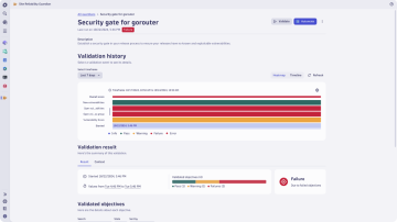 Screenshot von Kubernetes Security Posture Management