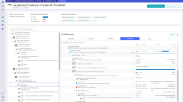 PurePath-Code-Level-Datenbank in Dynatrace-Screenshot