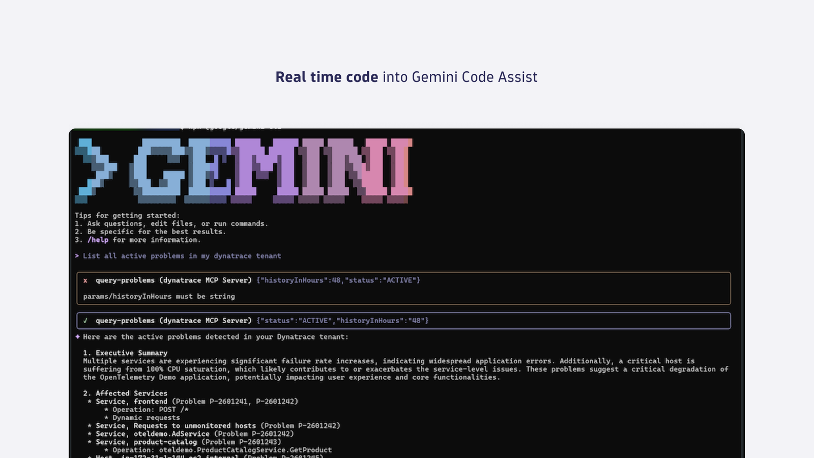 Get code-level insights into Gemini Code Assist