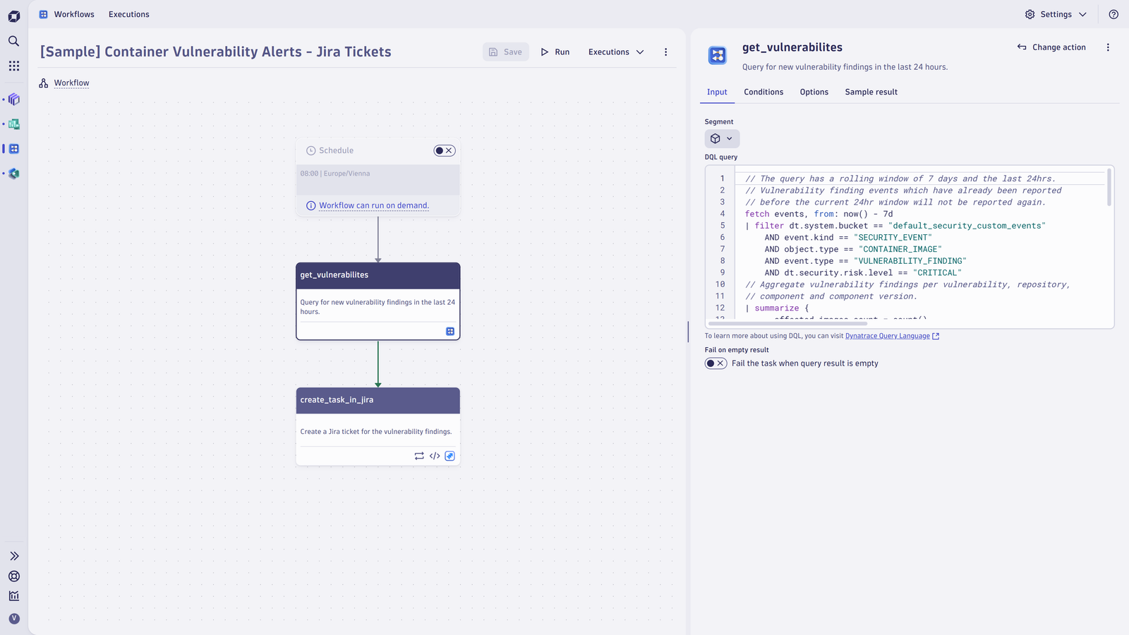 Sample Jira workflow.