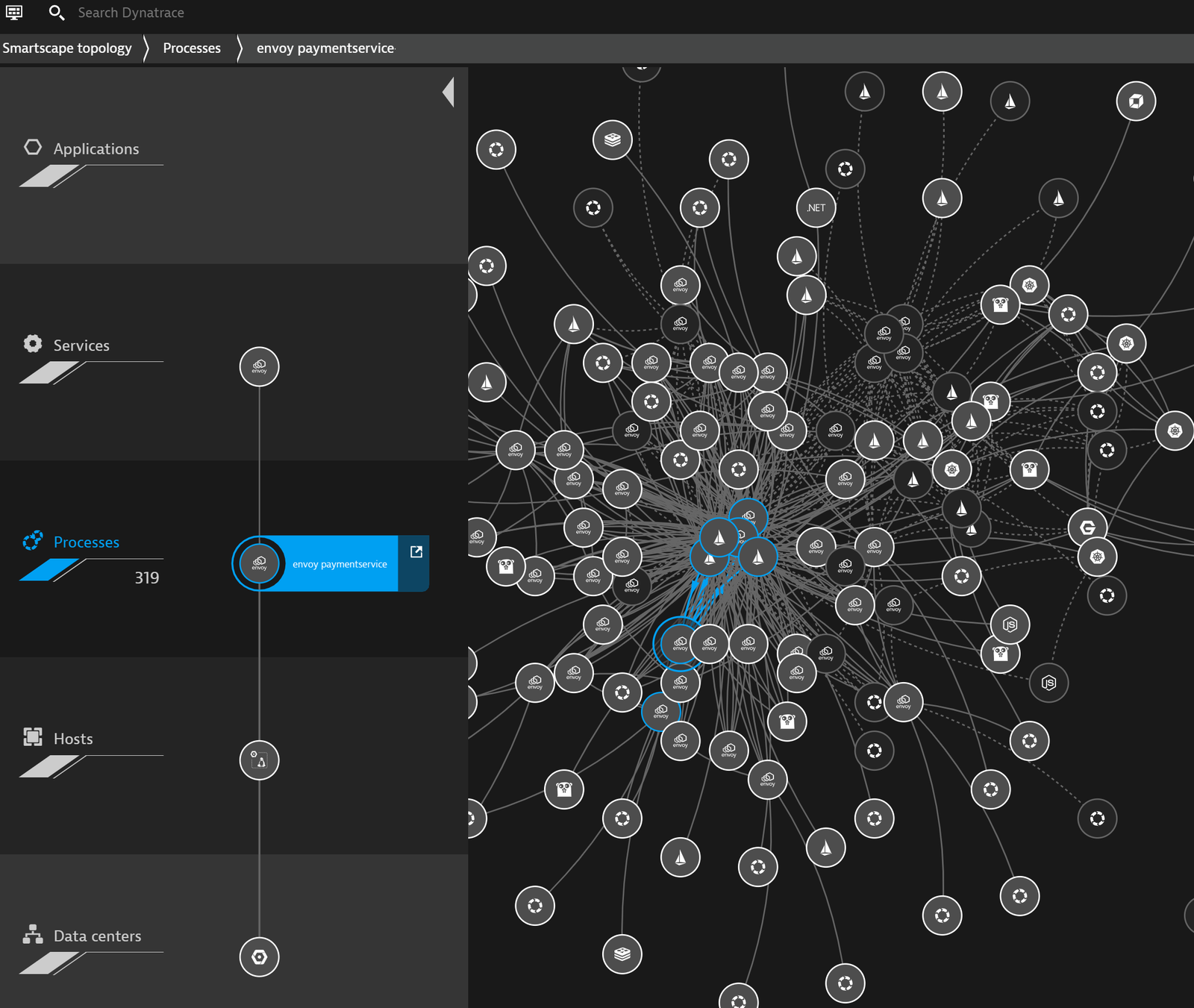 Smartscape topology model