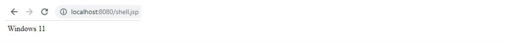 Spring4Shell example payload results