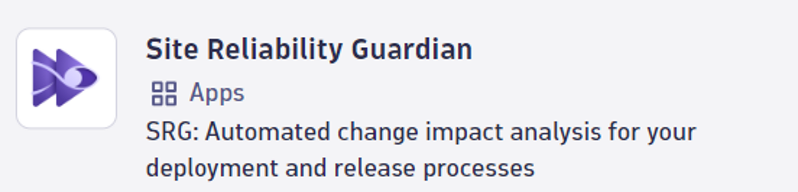 Site Reliability Guardian app
