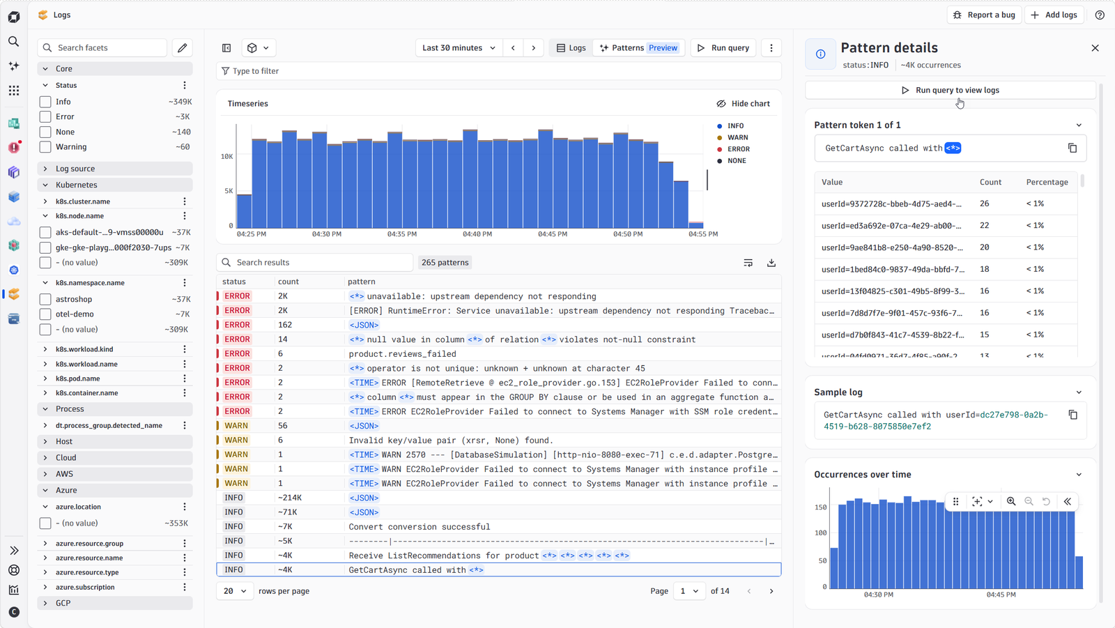 Recent UX updates improve investigation workflows across logs, session replay, services, and infrastructure, helping teams move faster with less context switching.